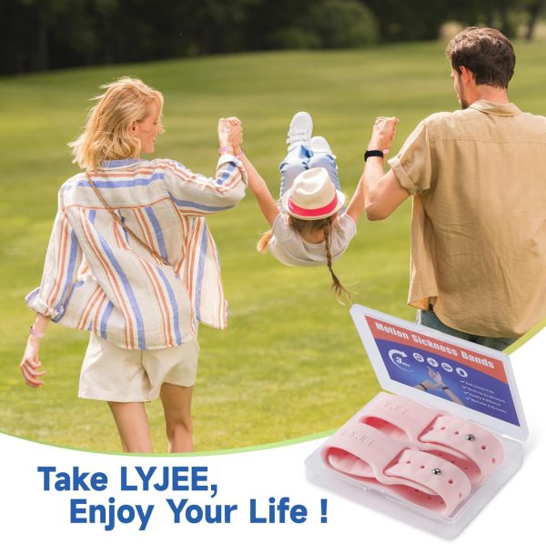 LYJEE Motion Sickness Bands for Adults and Kids Nausea Relief for Pregnant Women Seasickness Wristband for Cruise Ship Essentials - Image 6