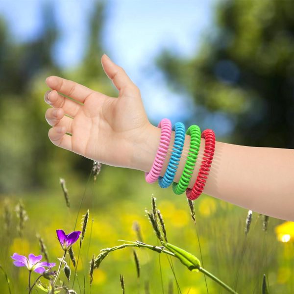 Mosquito Repellent Bracelets, 10 Pack DEET-Free Mosquito Bands, Individually Wrapped Waterproof Repellent Wristbands for Adults and Kids - Image 3