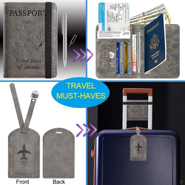 Passport Holder/Cover "My Adventure Book" | Luggage Tag "My Adventure Bag" - Image 2