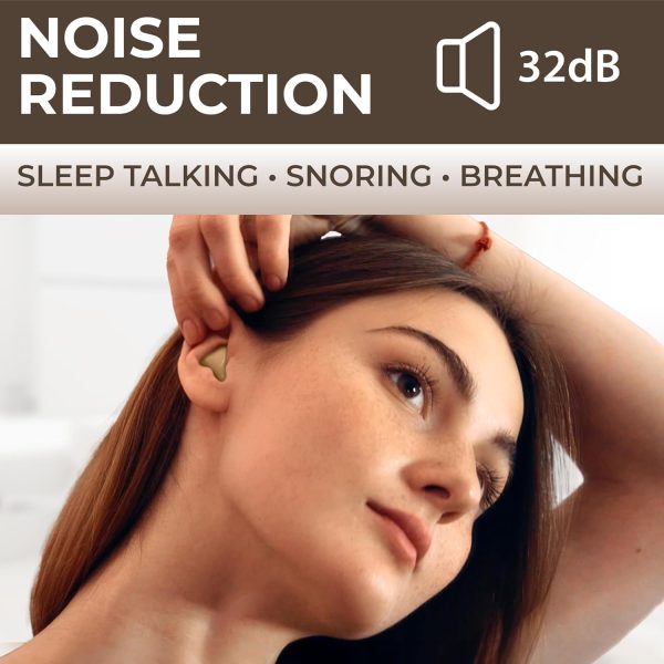 PQ Silicone Ear Plugs for Sleeping - 15 Wax Earplugs for Sleep and Swimming Ear Plugs, Soft Ear Covers for Sleeping and Water Ear Plugs, Wax Ear Plugs Noise Cancelling 32Db, (15 Pillows), Skin Tone - Image 4