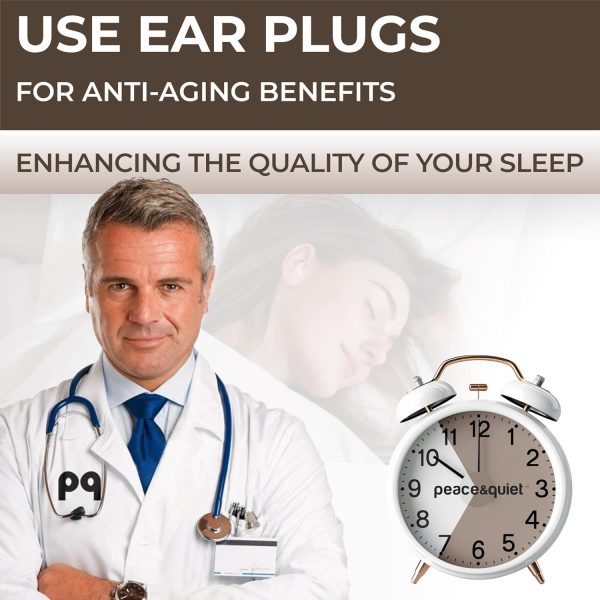 PQ Silicone Ear Plugs for Sleeping - 15 Wax Earplugs for Sleep and Swimming Ear Plugs, Soft Ear Covers for Sleeping and Water Ear Plugs, Wax Ear Plugs Noise Cancelling 32Db, (15 Pillows), Skin Tone - Image 9